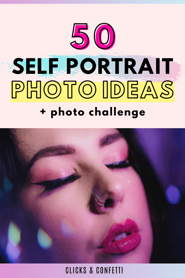 Try this Self Portrait Photo Challenge packed with 50 creative ideas to improve your skills. From Picture Prompts to Unique Photography Ideas, this guide is perfect for beginners.. Explore Photography Theme Ideas, dive into a Photography Scavenger Hunt, and capture stunning shots that tell your story. Let’s get creative! #PhotographyChallenge #SelfPortraitIdeas #PhotographyTips